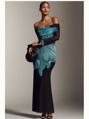 asymmetrical strapless ruched maxi dress mac duggal Anthropologie | Dresses | fashionslee A Fashion Guide to Color:Pearl/Champagne (Pictured) This strapless gown from
